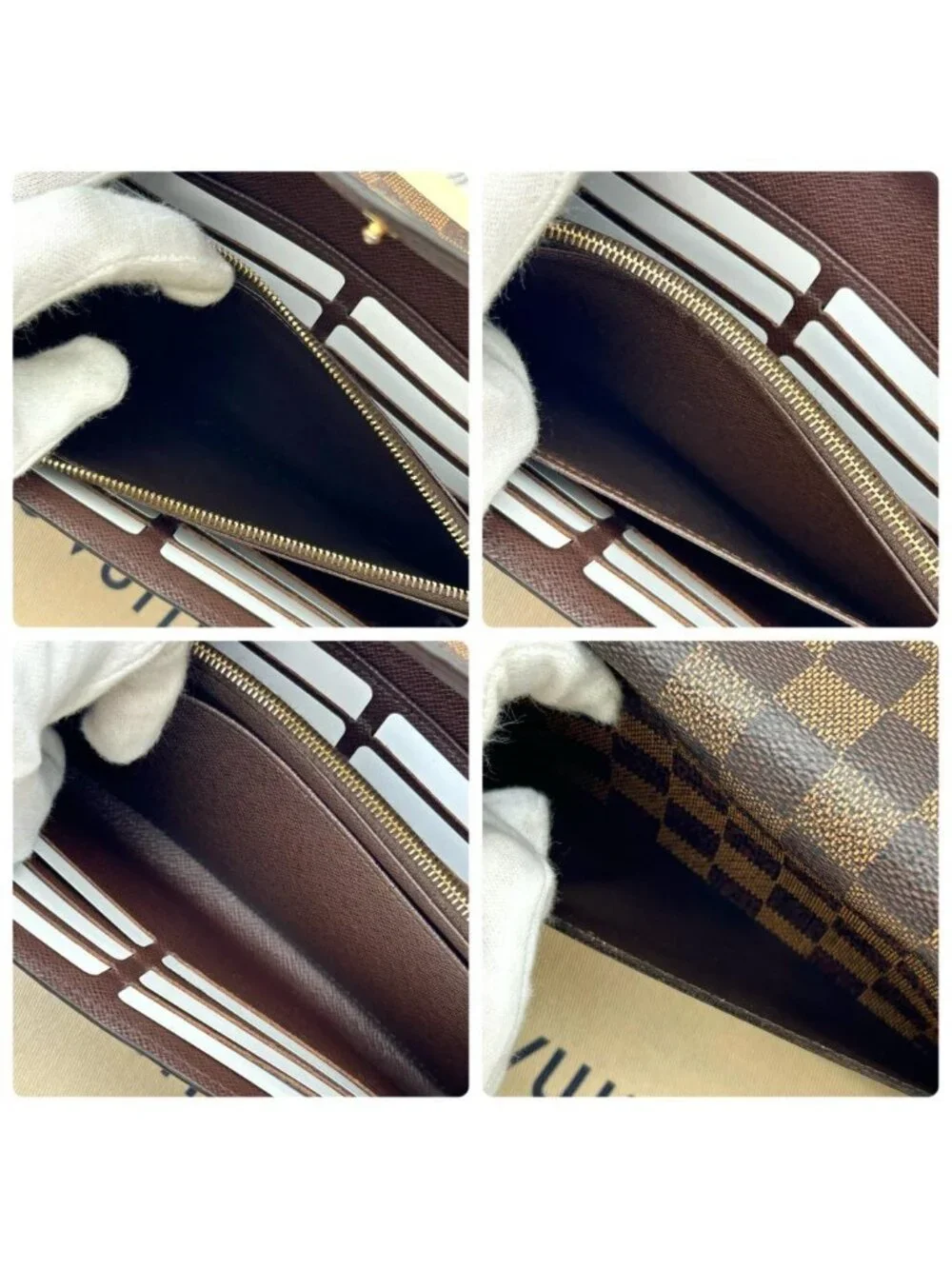 Louis Vuitton Damier Portefeuille Sarah Wallet